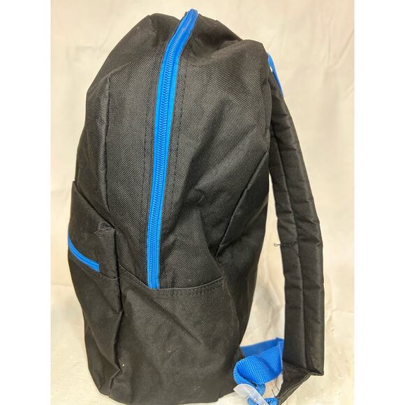 Black Blue Backpack GUC 12x18x5" - Picture 4 of 5